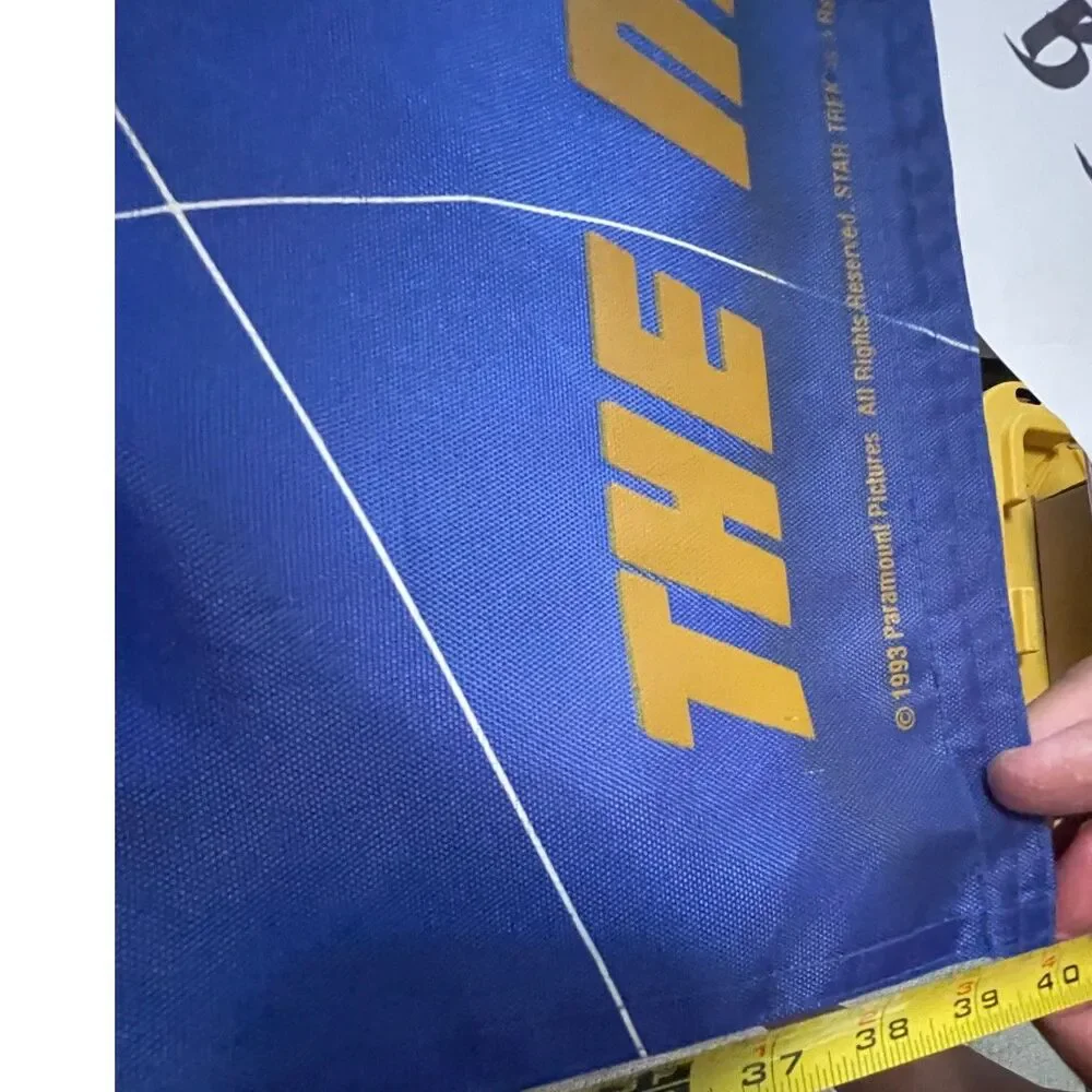 Star Trek U.S.S. Enterprise The Next Generation Flag Banner Hanging 90’s 38”x28